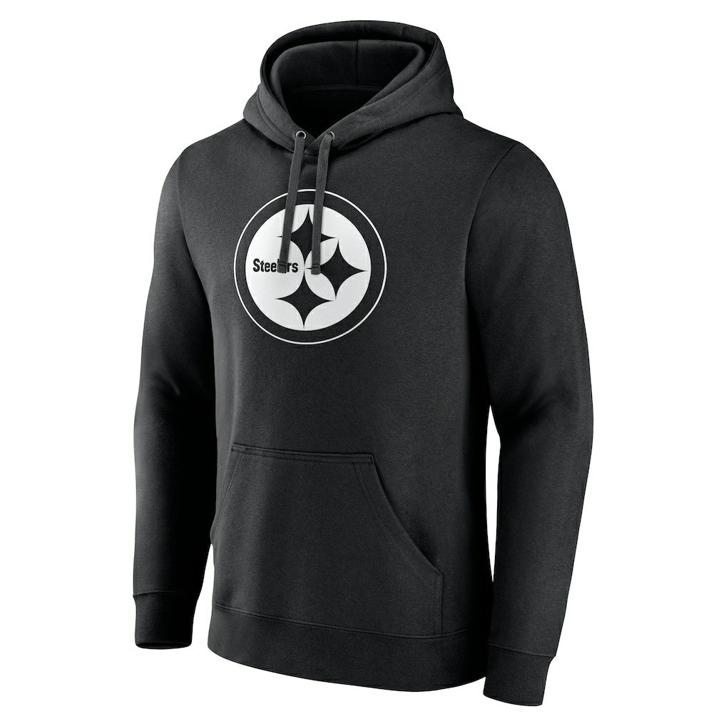 Pittsburgh Steelers Personalized Name & Number Pullover Hoodie Black