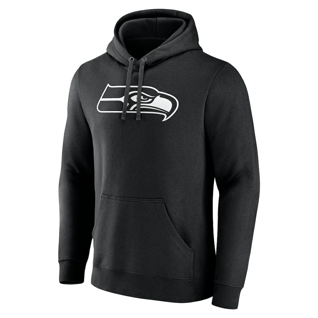 Seattle Seahawks Personalized Name & Number Pullover Hoodie Black