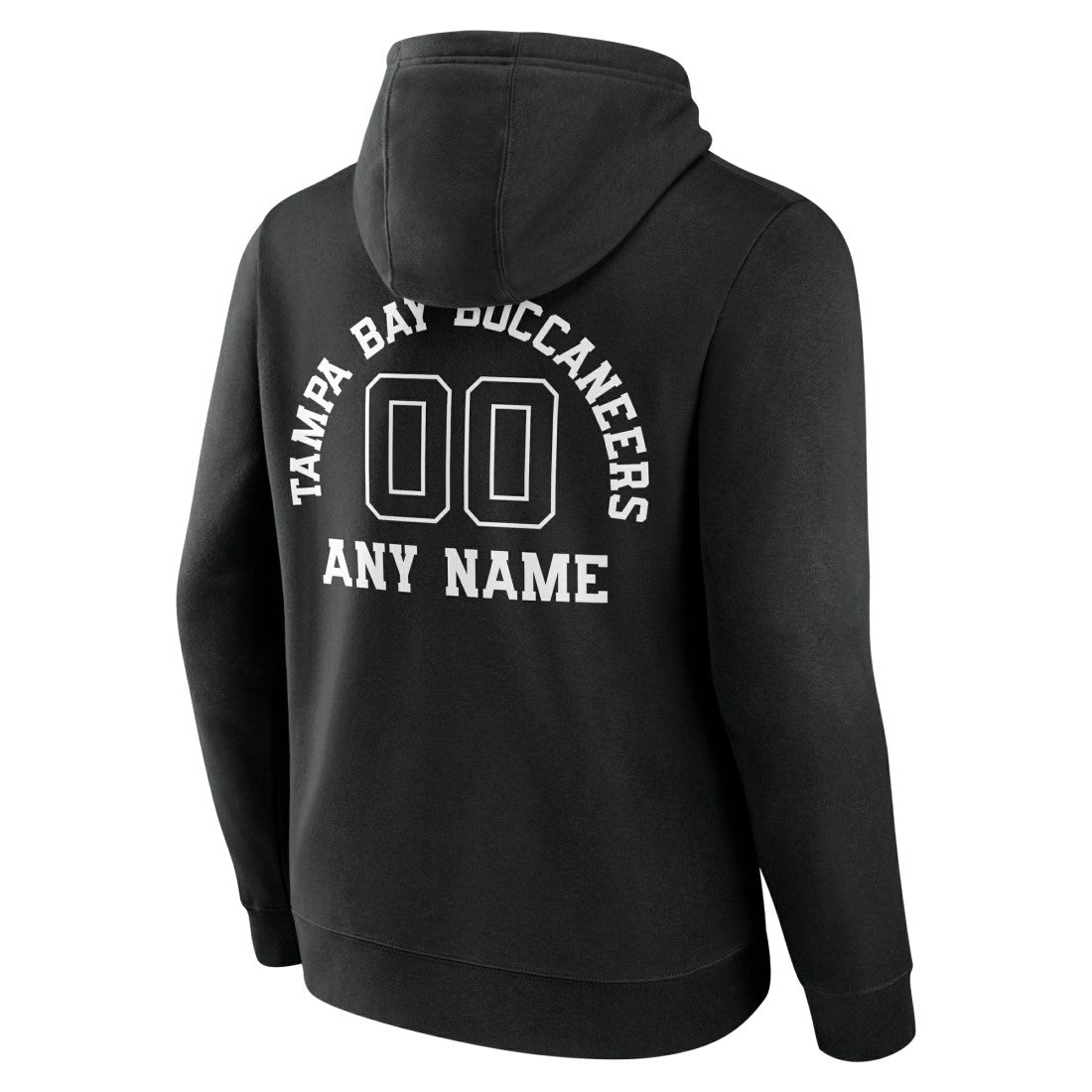 Tampa Bay Buccaneers Personalized Name & Number Pullover Hoodie Black