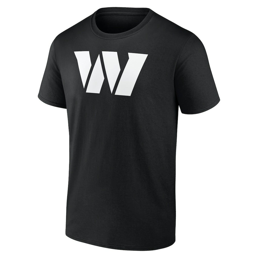 Washington Commanders Personalized Name & Number Monochrome T-Shirt Black