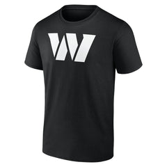 Washington Commanders Personalized Name & Number Monochrome T-Shirt Black