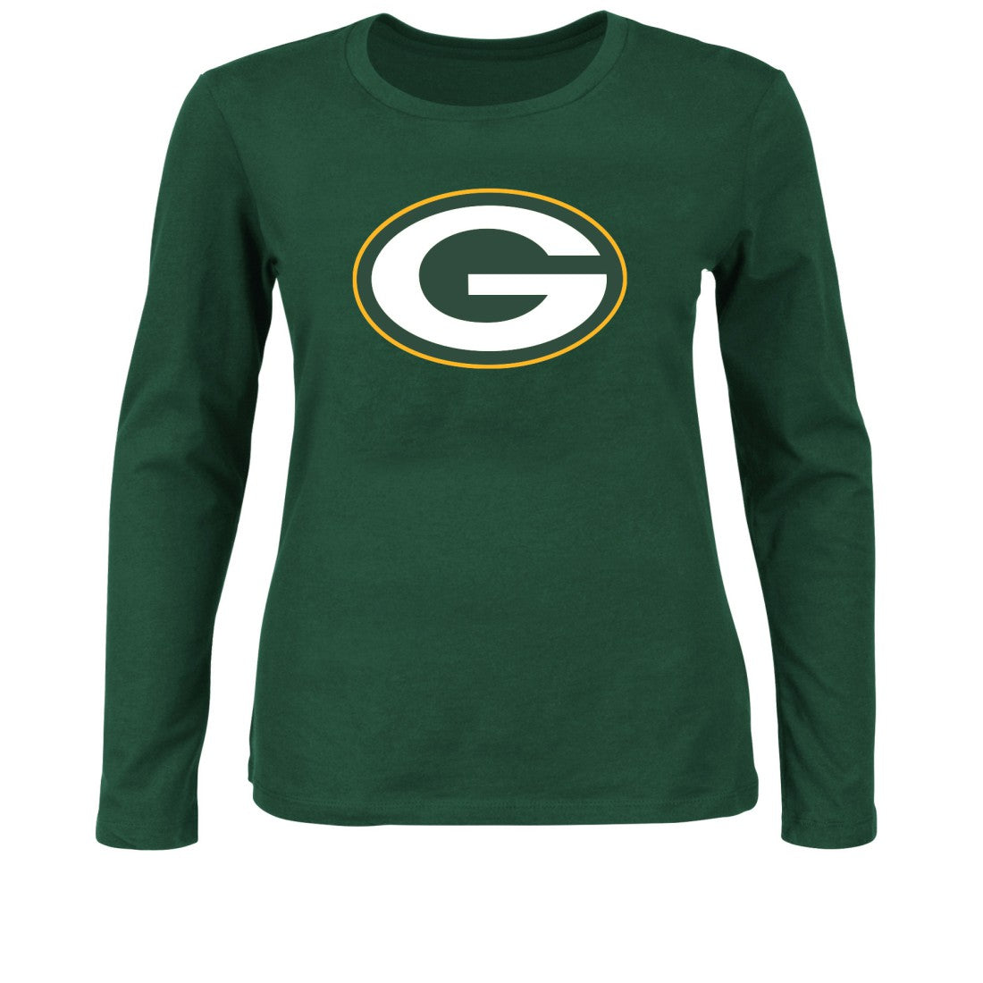 Green Bay Packers Women's Plus Size Long Sleeve T-Shirt Green