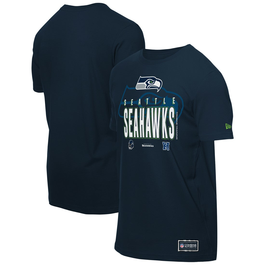 Seattle Seahawks New Era 2025 NFL Training Camp T-Shirt College Navy