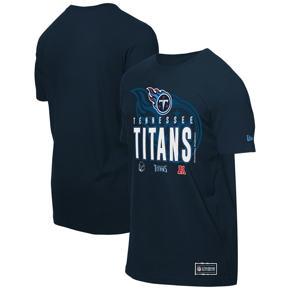 Tennessee Titans New Era 2025 NFL Training Camp T-Shirt Navy