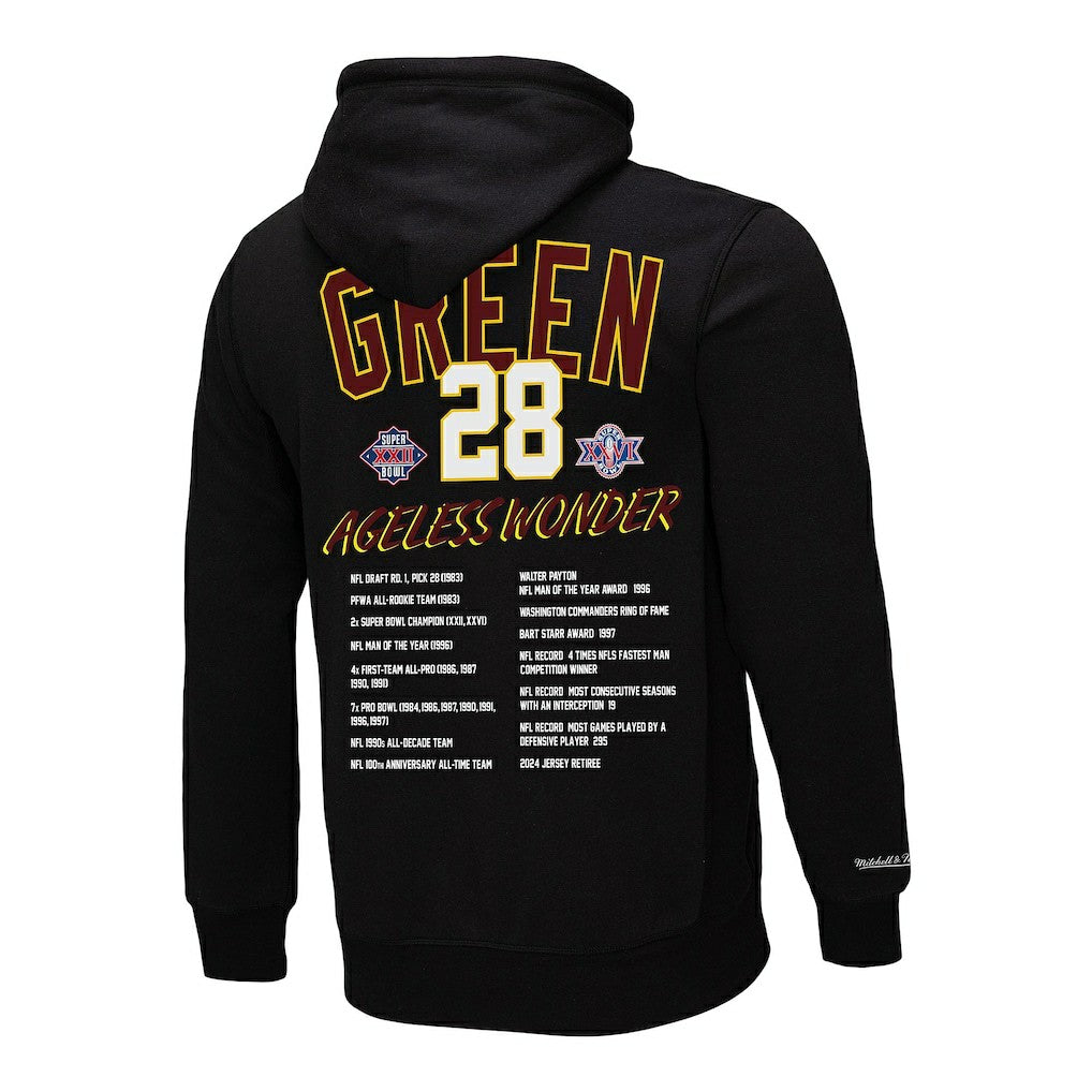 Darrell Green Washington Commanders Ageless Wonder Pullover Hoodie Black