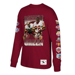 Darrell Green Washington Commanders Player Graphic Long Sleeve T-Shirt Burgundy