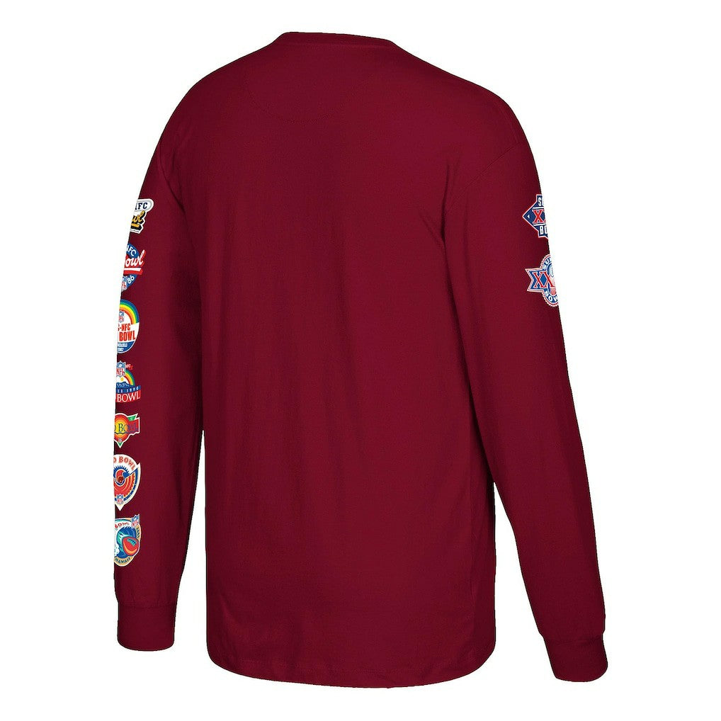 Darrell Green Washington Commanders Player Graphic Long Sleeve T-Shirt Burgundy