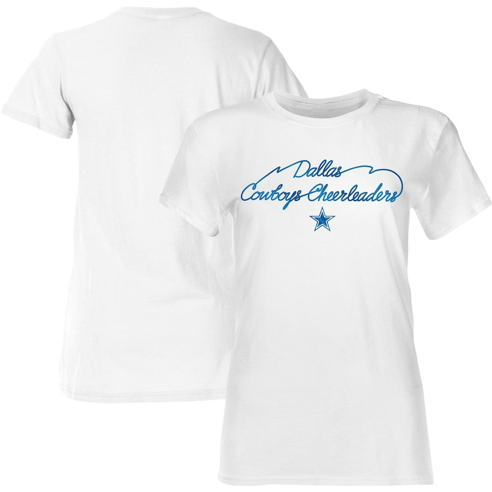 Dallas Cowboys Women's Thunderstruck Foil T-Shirt White