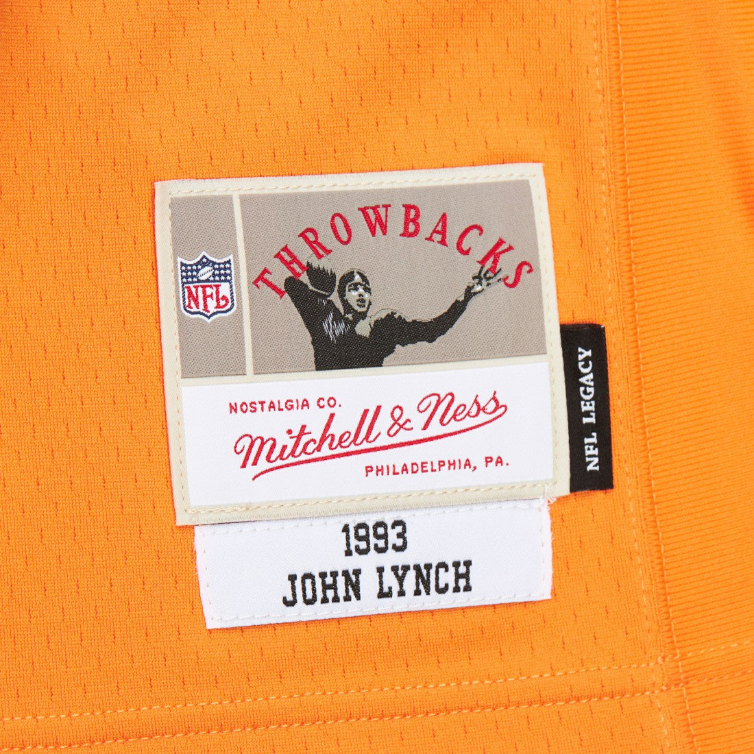 John Lynch Tampa Bay Buccaneers 1993 Legacy Replica Jersey Orange