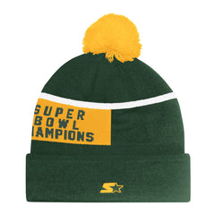 Green Bay Packers Starter Unisex Chyron Cuffed Knit Hat with Pom Green