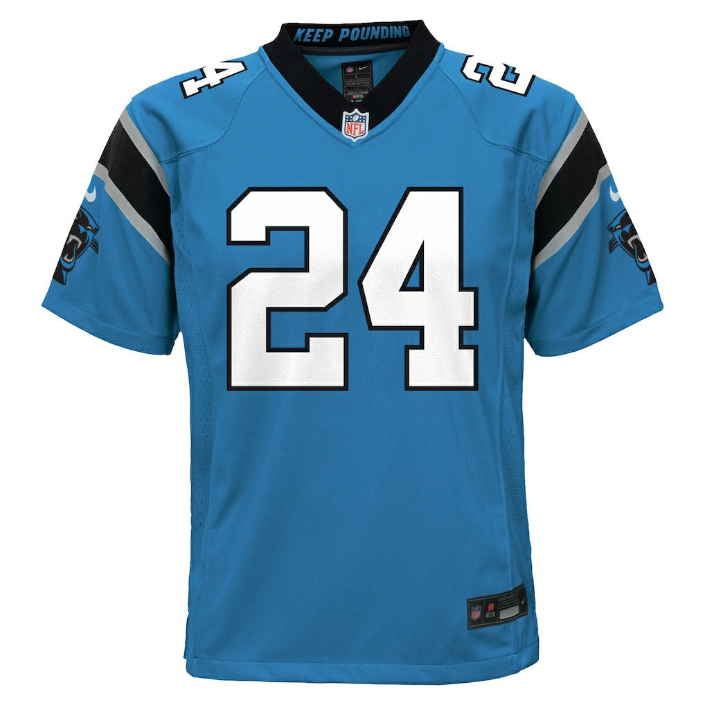 Jonathon Brooks Carolina Panthers Youth Game Jersey Blue