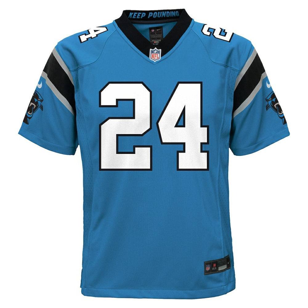 Jonathon Brooks Carolina Panthers Youth Game Jersey Blue