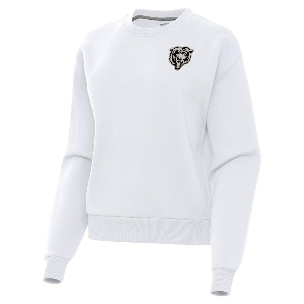 Chicago Bears Antigua Women's Victory Pullover Sweatshirt White
