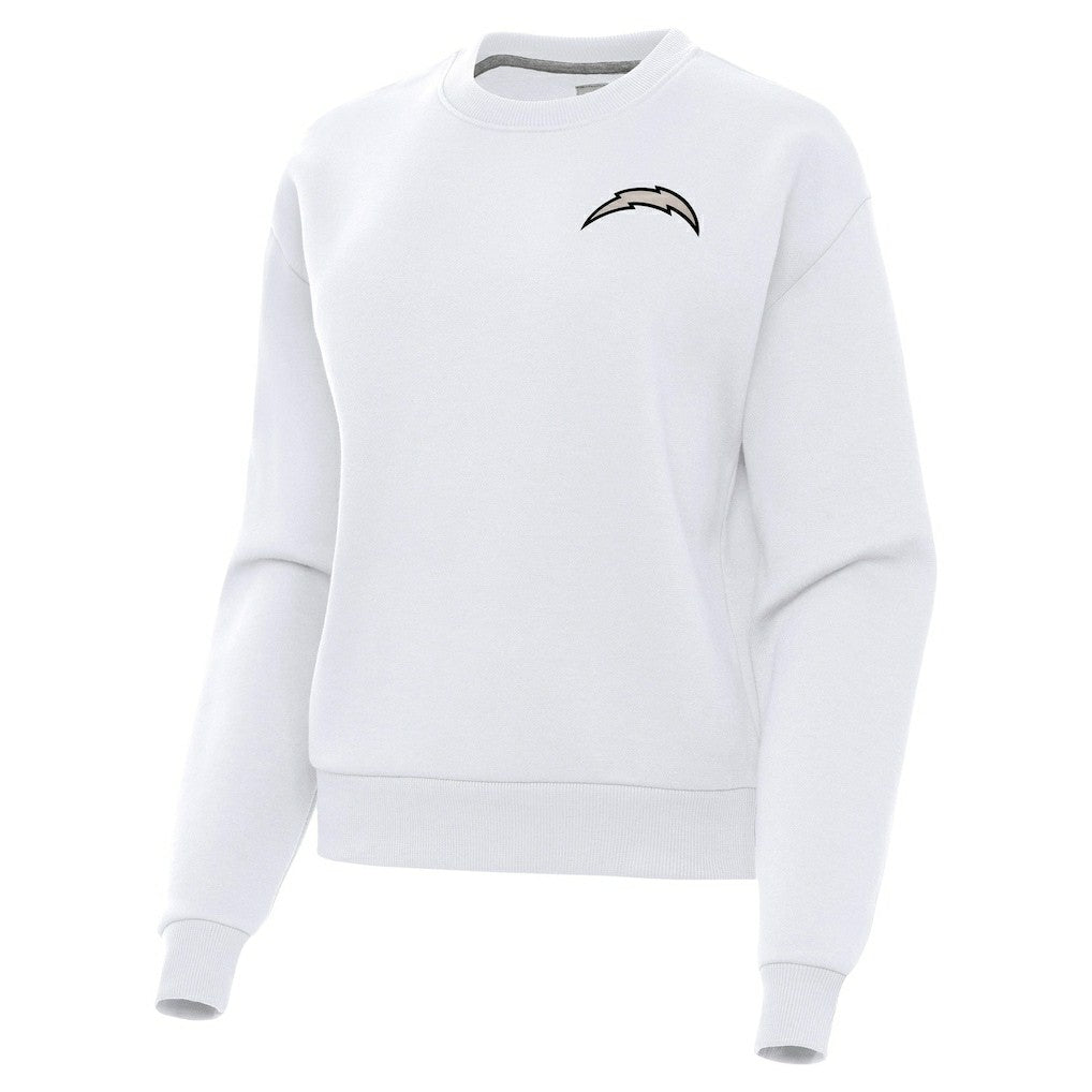 Los Angeles Chargers Antigua Women's Victory Pullover Sweatshirt White