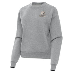Cleveland Browns Antigua Women's Victory Pullover Sweatshirt Heather Gray