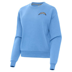 Los Angeles Chargers Antigua Women's Victory Pullover Sweatshirt Powder Blue
