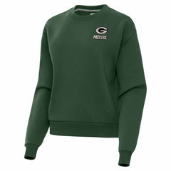 Green Bay Packers Antigua Women's Victory Pullover Sweatshirt Hunter Green
