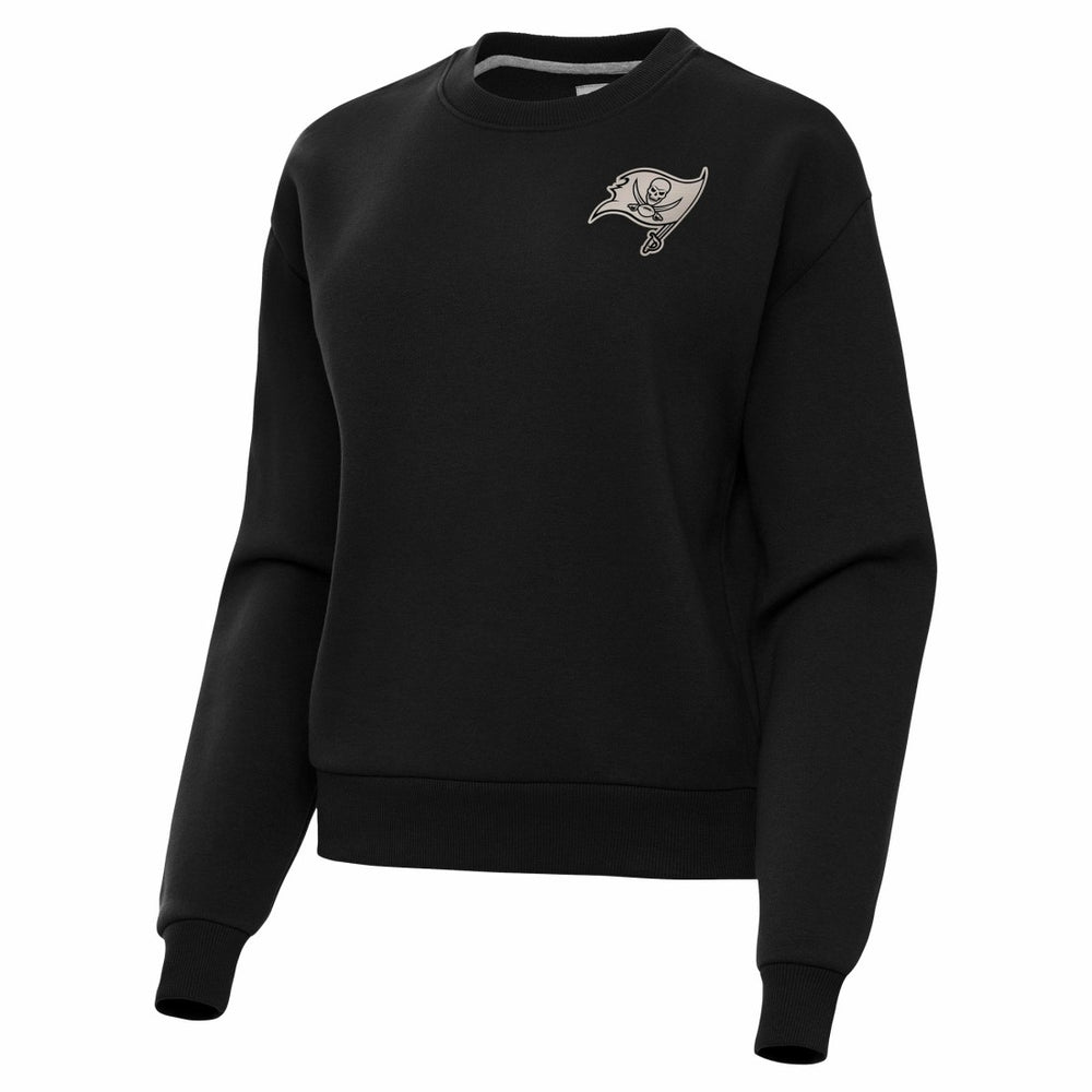 Tampa Bay Buccaneers Antigua Women's Victory Pullover Sweatshirt Black