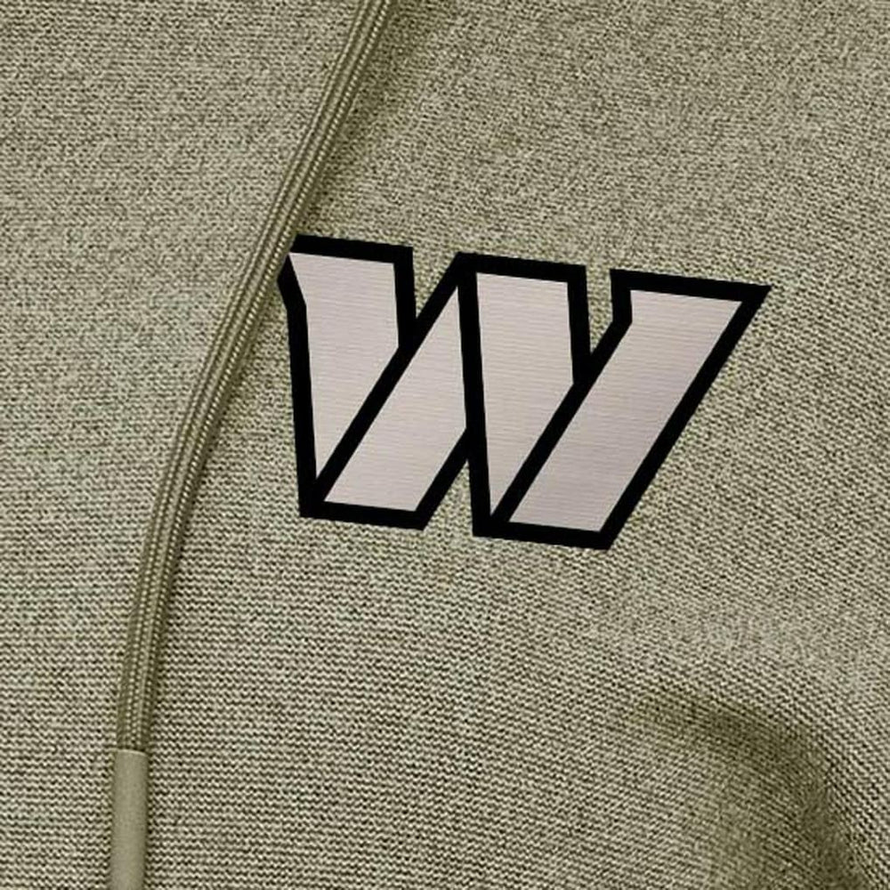 Washington Commanders Antigua Women's Justice Pullover Hoodie Olive