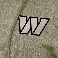 Washington Commanders Antigua Women's Justice Pullover Hoodie Olive