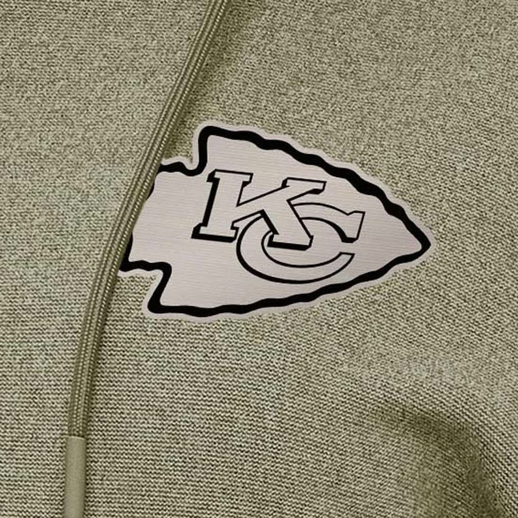 Kansas City Chiefs Antigua Women's Justice Pullover Hoodie Olive