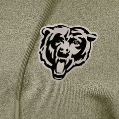 Chicago Bears Antigua Women's Justice Pullover Hoodie Olive