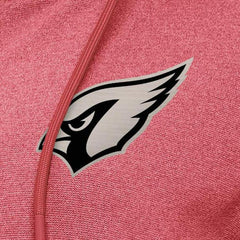 Arizona Cardinals Antigua Women's Seeker Full-Zip Hoodie Jacket Heather Red