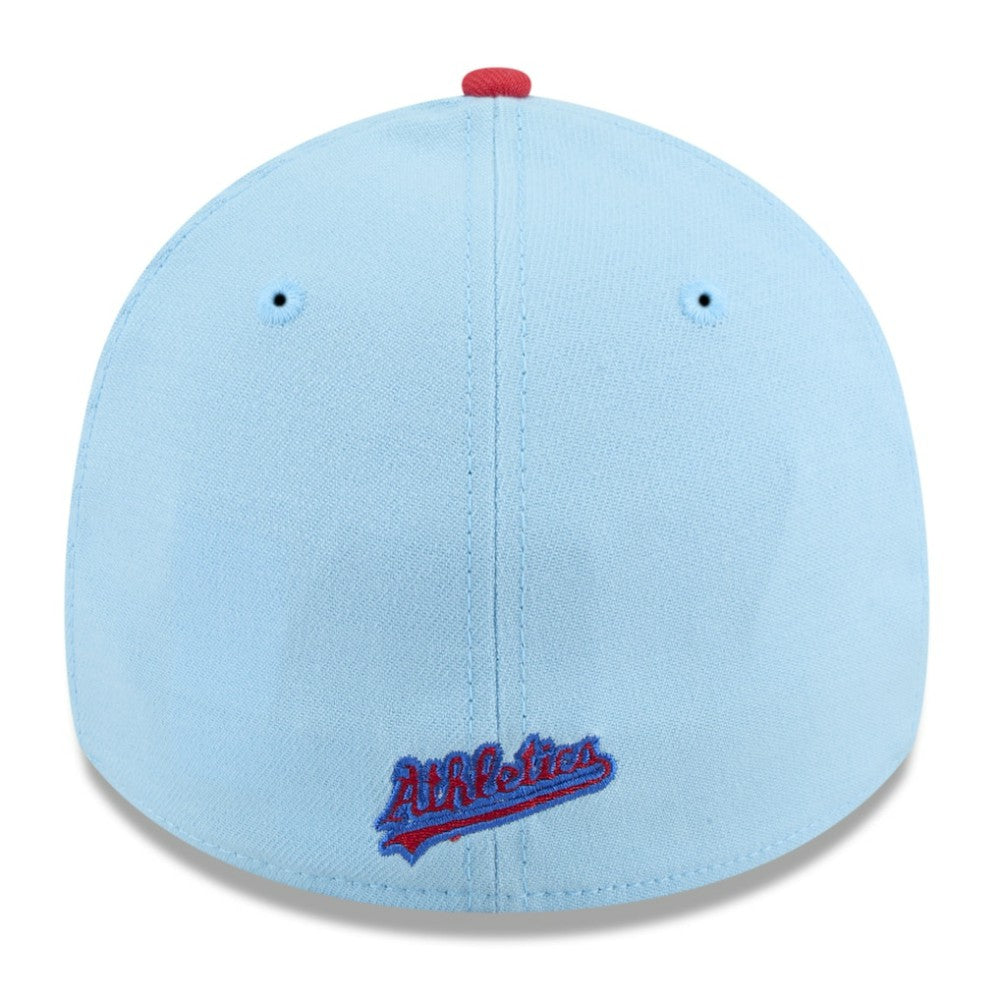 Athletics New Era 2025 Fourth of July 39THIRTY Flex Hat - Light Blue/Red Hats
