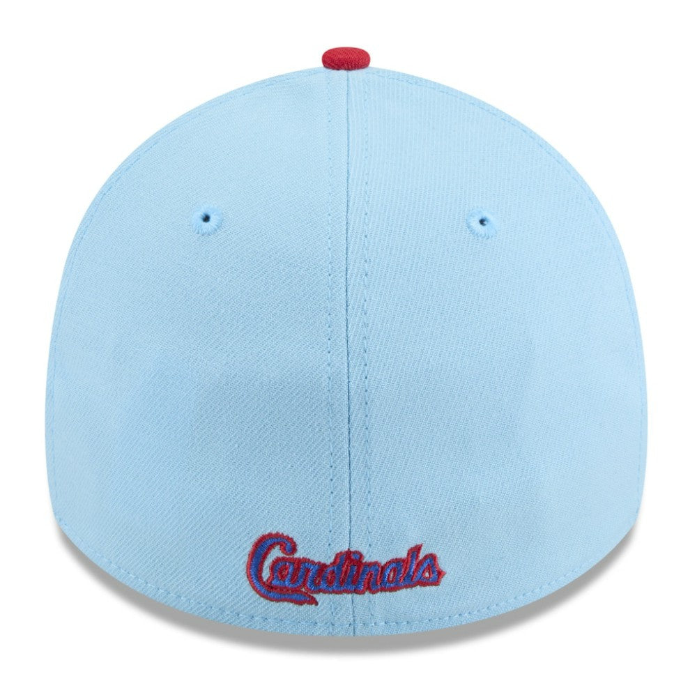 St. Louis Cardinals New Era 2025 Fourth of July 39THIRTY Flex Hat - Light Blue/Red Hats