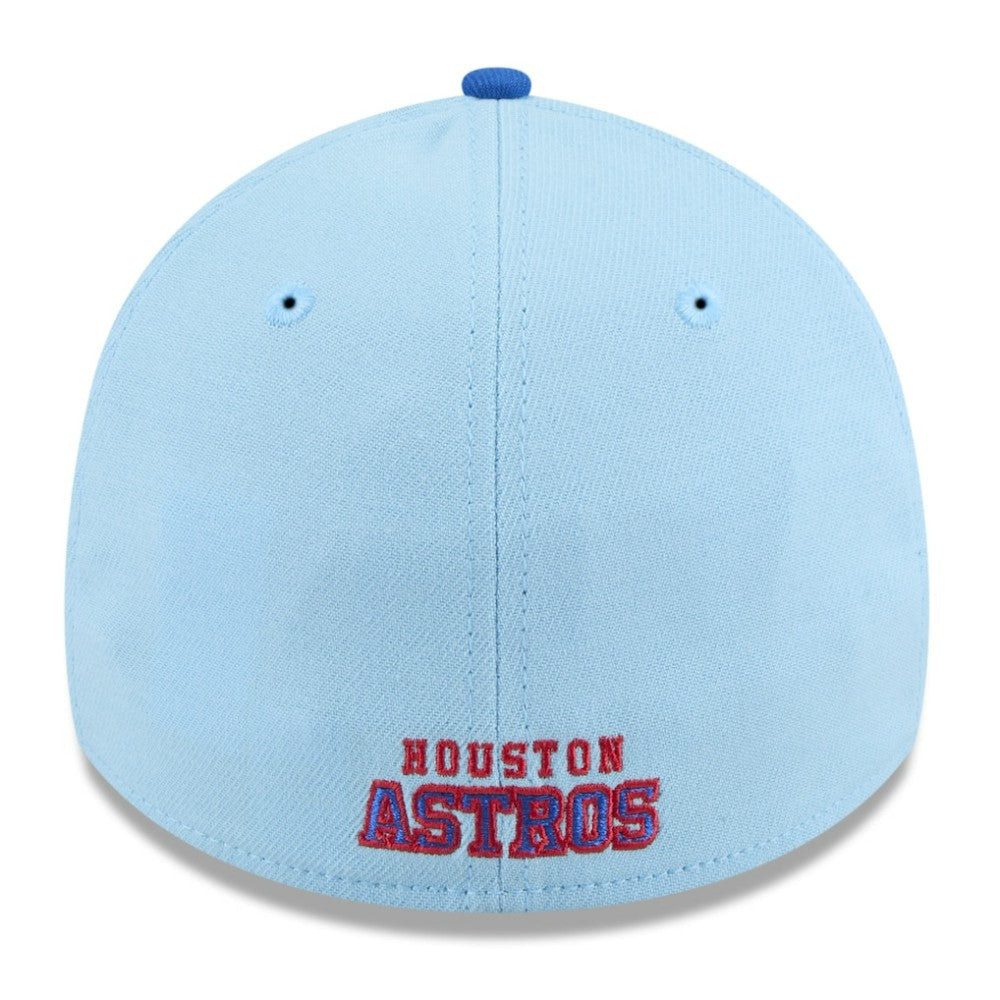 Houston Astros New Era 2025 Fourth of July 39THIRTY Flex Hat - Light Blue/Blue Hats