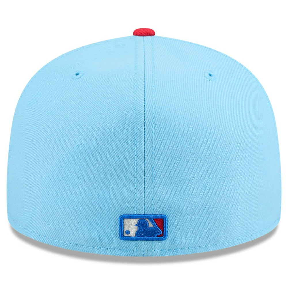 Chicago White Sox New Era 2025 Fourth of July 59FIFTY Fitted Hat - Light Blue/Red Hats