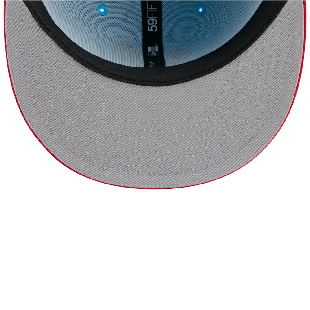 Washington Nationals New Era 2025 Fourth of July 59FIFTY Fitted Hat - Light Blue/Red Hats