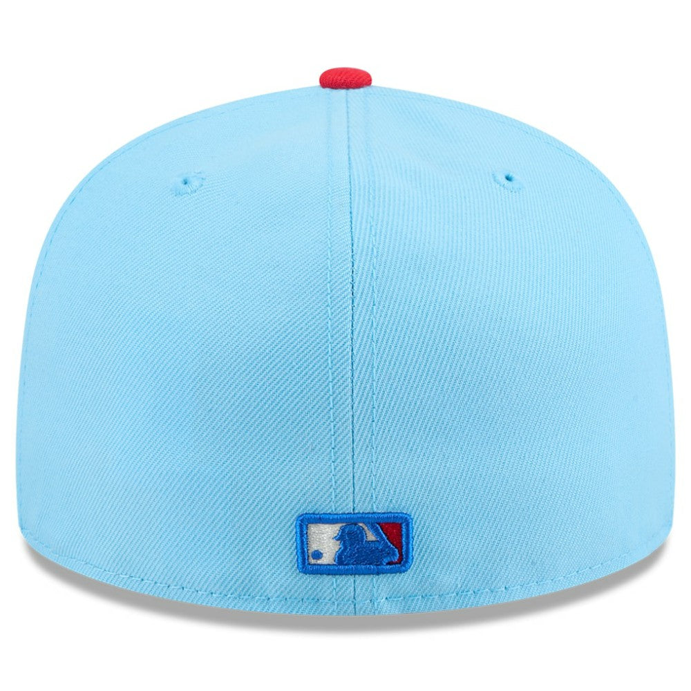 San Francisco Giants New Era 2025 Fourth of July 59FIFTY Fitted Hat - Light Blue/Red Hats