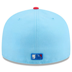 San Francisco Giants New Era 2025 Fourth of July 59FIFTY Fitted Hat - Light Blue/Red Hats