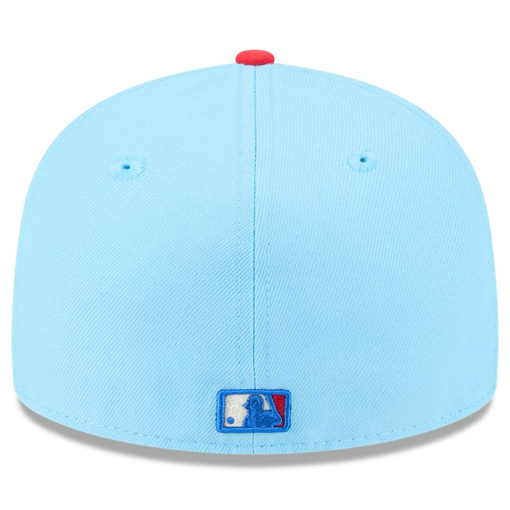 Washington Nationals New Era 2025 Fourth of July Low Profile 59FIFTY Fitted Hat - Light Blue/Red Hats