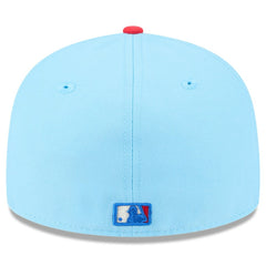 Washington Nationals New Era 2025 Fourth of July Low Profile 59FIFTY Fitted Hat - Light Blue/Red Hats