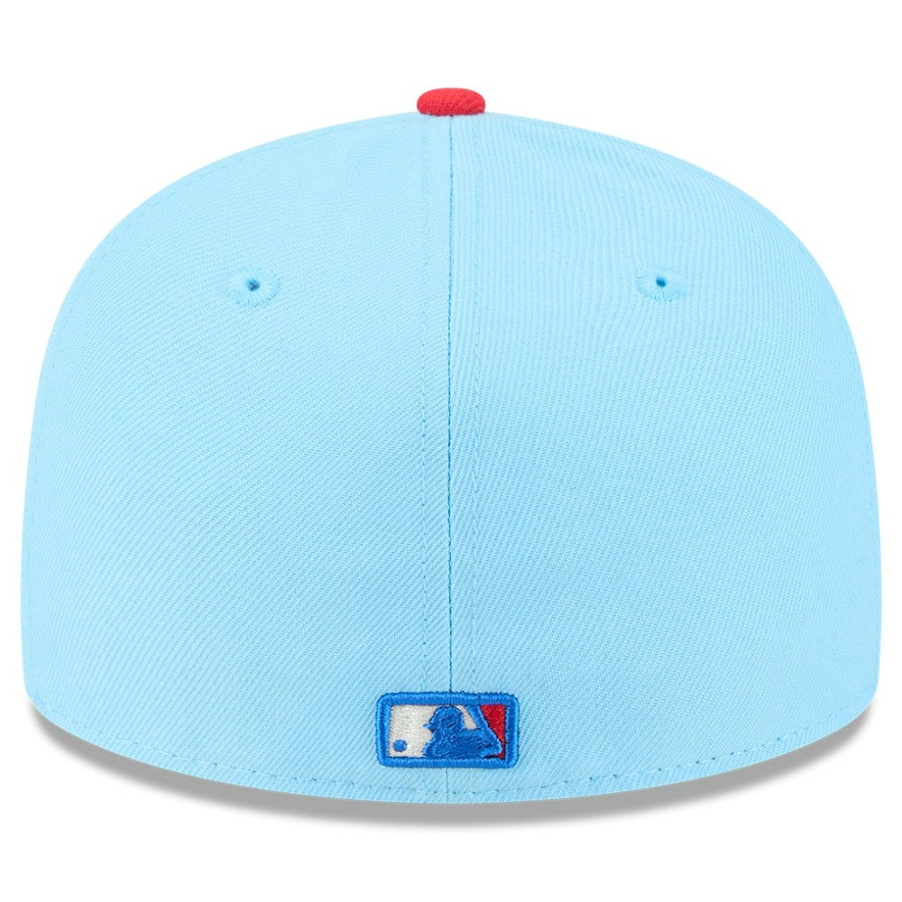 Chicago White Sox New Era 2025 Fourth of July Low Profile 59FIFTY Fitted Hat - Light Blue/Red Hats