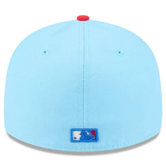 San Diego Padres New Era 2025 Fourth of July Low Profile 59FIFTY Fitted Hat - Light Blue/Red Hats