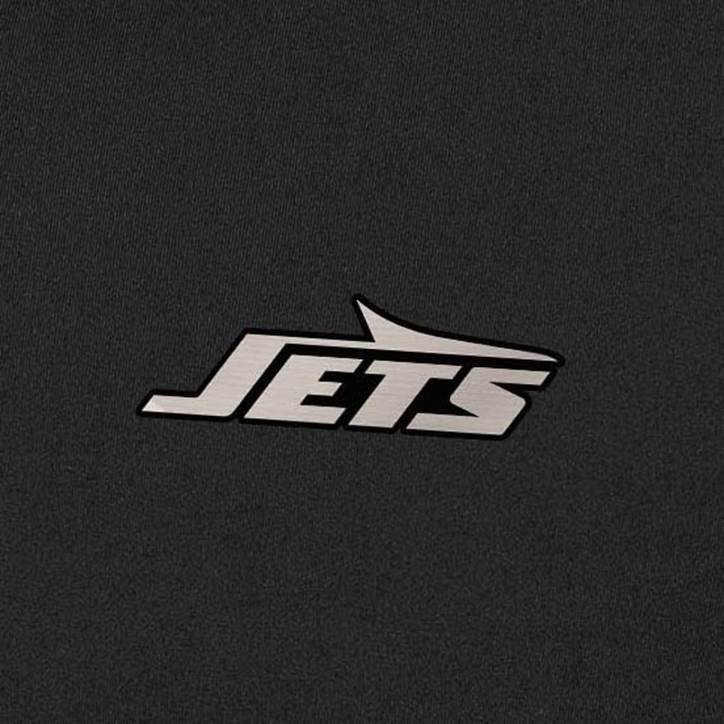 New York Jets Antigua Content Quarter-Zip Pullover Top Black