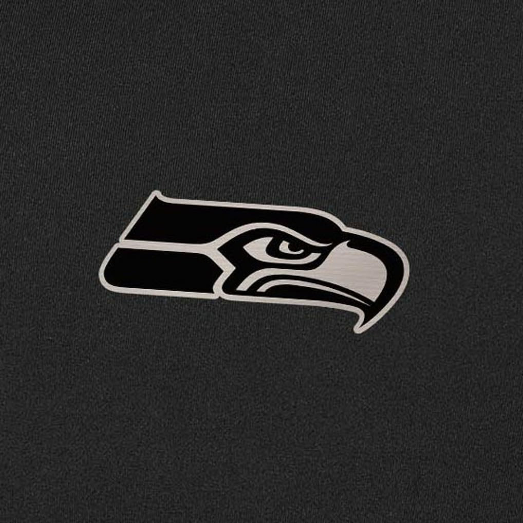 Seattle Seahawks Antigua Content Quarter-Zip Pullover Top Black