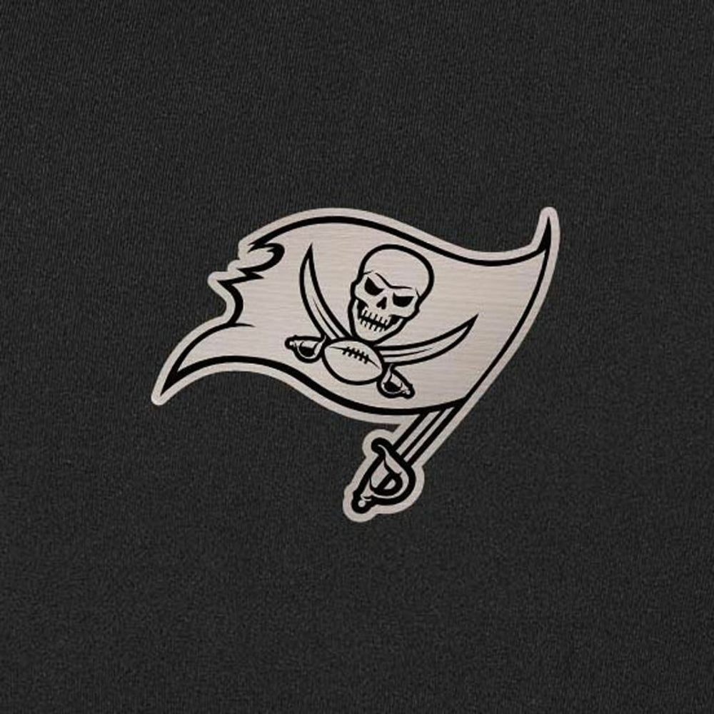 Tampa Bay Buccaneers Antigua Content Quarter-Zip Pullover Top Black