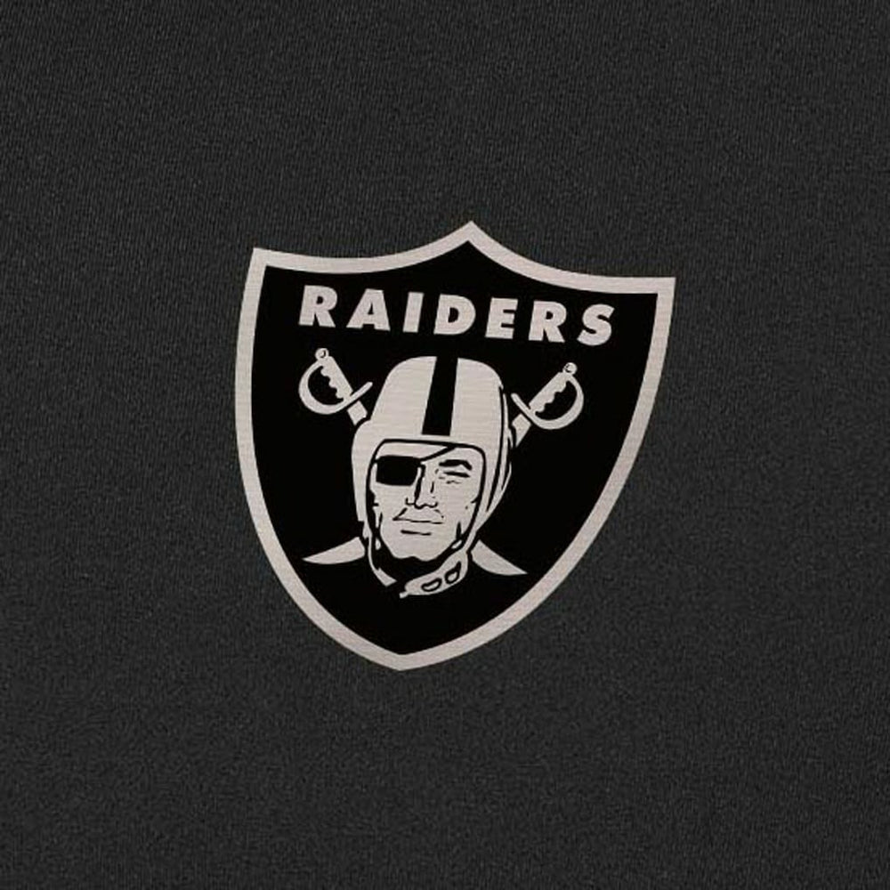 Las Vegas Raiders Antigua Content Quarter-Zip Pullover Top Black
