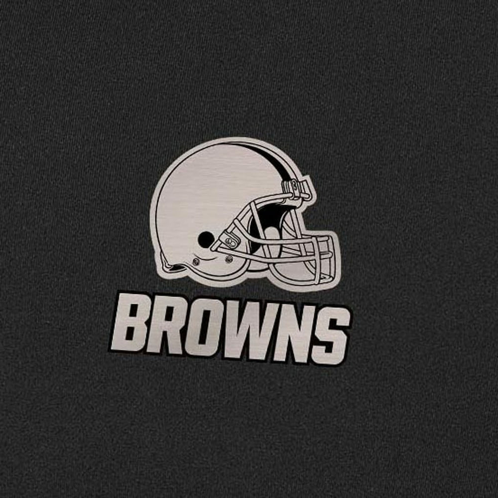 Cleveland Browns Antigua Content Quarter-Zip Pullover Top Black