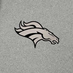 Denver Broncos Antigua Effortless Full-Zip Hoodie Jacket Heather Gray