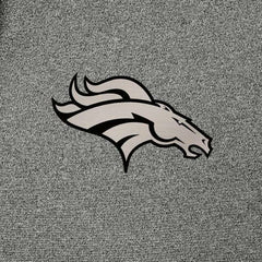 Denver Broncos Antigua Effortless Full-Zip Hoodie Jacket Heather Black
