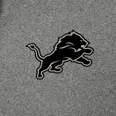 Detroit Lions Antigua Effortless Full-Zip Hoodie Jacket Heather Black