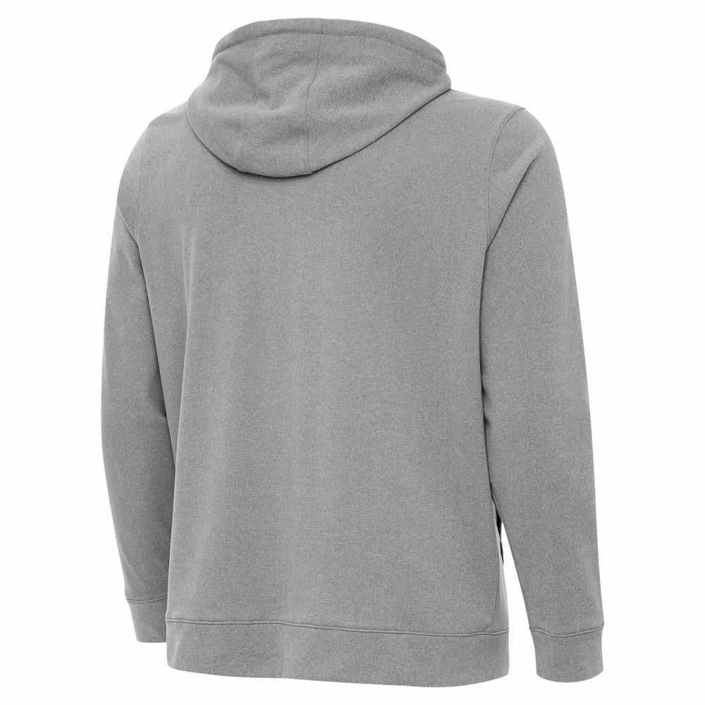 Green Bay Packers Antigua Effortless Full-Zip Hoodie Jacket Heather Gray