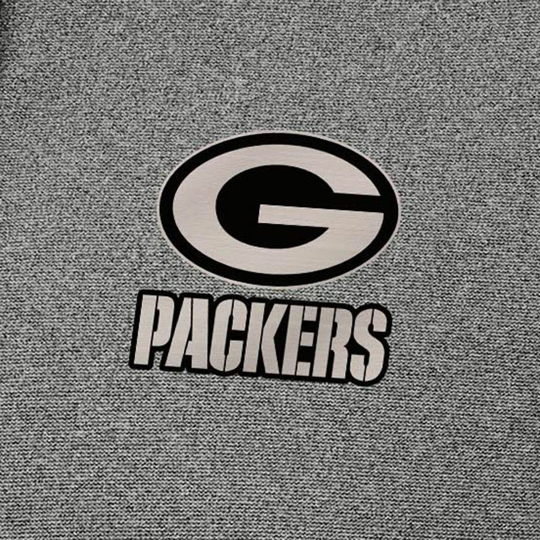Green Bay Packers Antigua Effortless Full-Zip Hoodie Jacket Heather Black