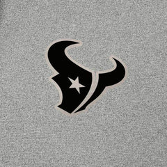 Houston Texans Antigua Effortless Full-Zip Hoodie Jacket Heather Gray