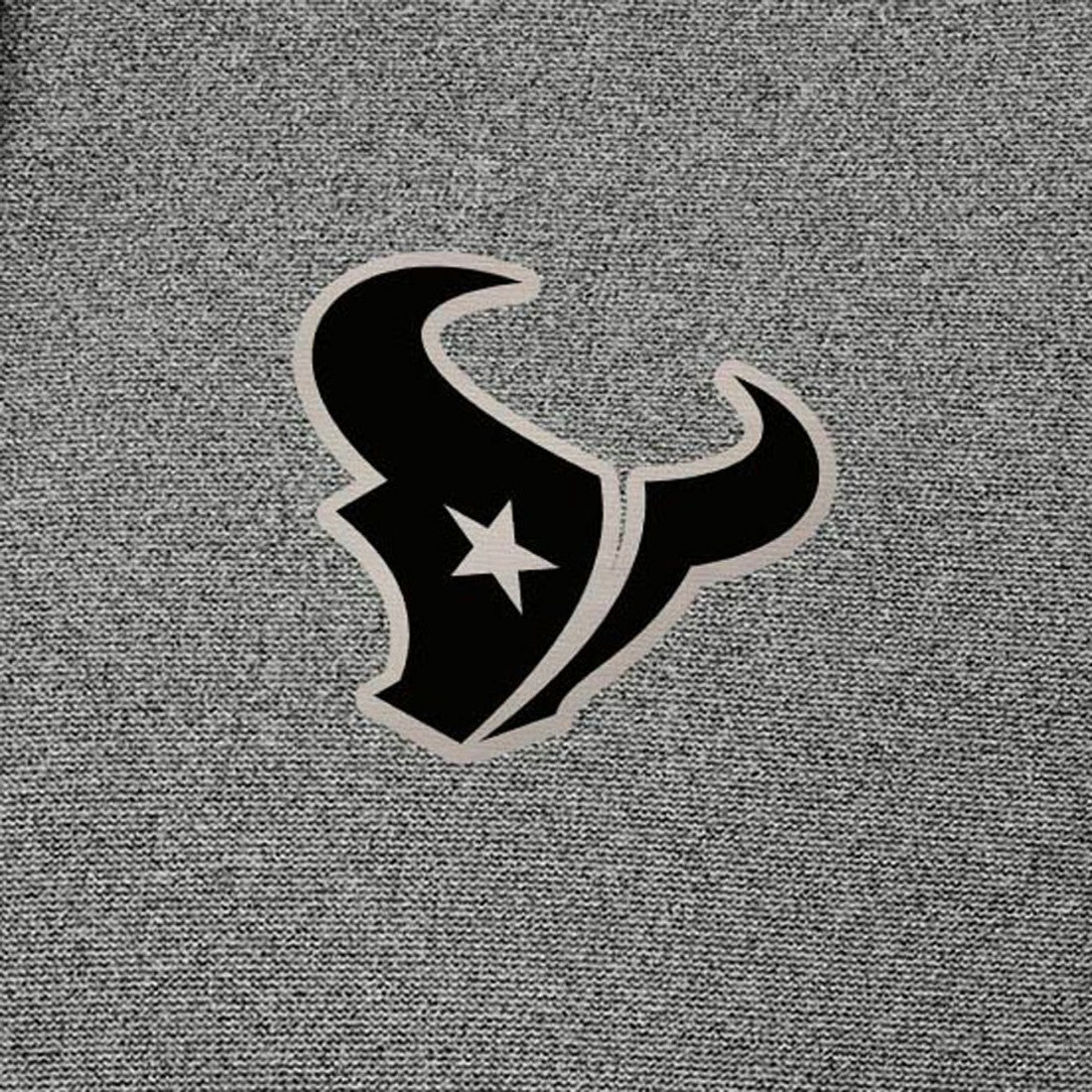 Houston Texans Antigua Effortless Full-Zip Hoodie Jacket Heather Black